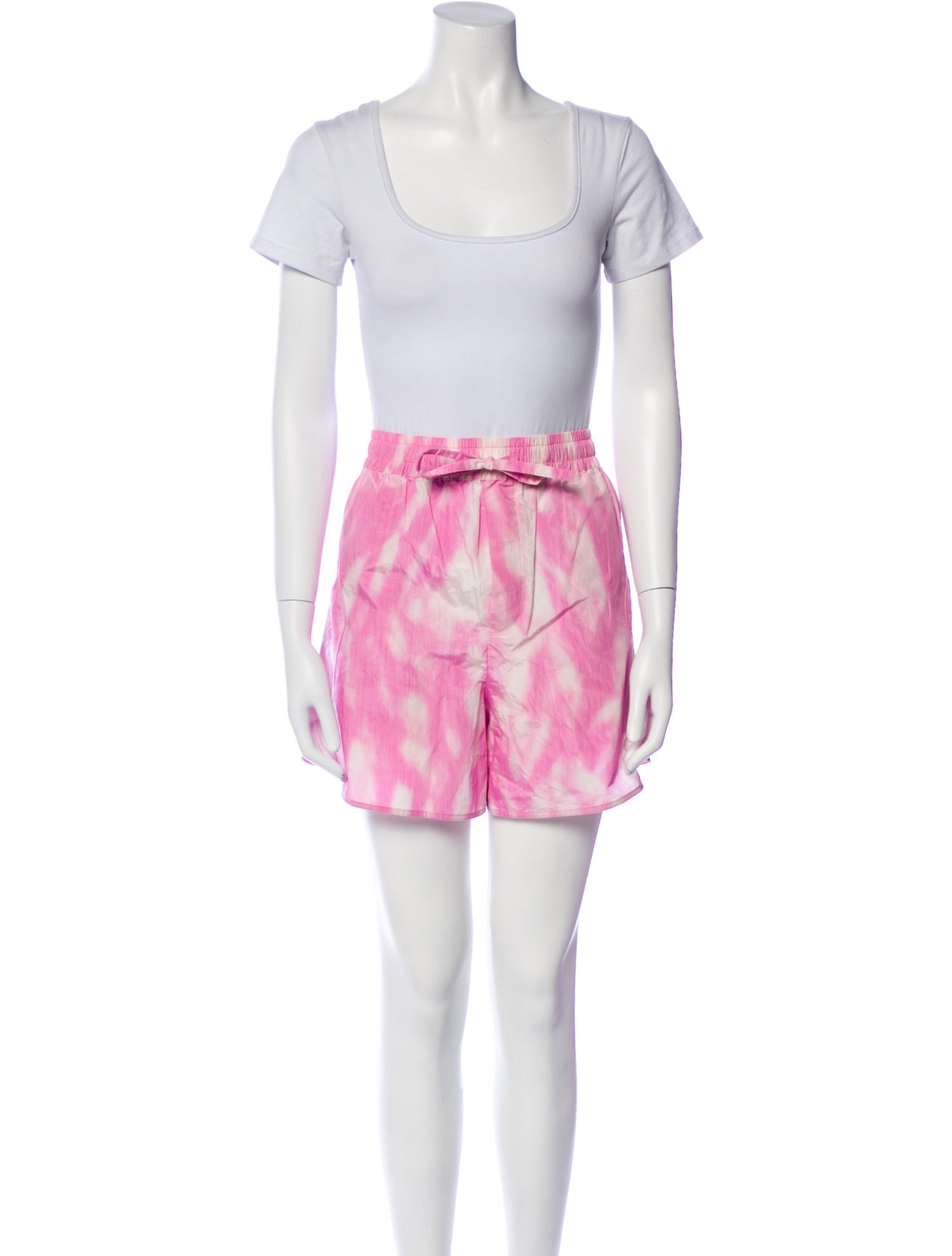 Ganni Tie-Dye Print Short Set